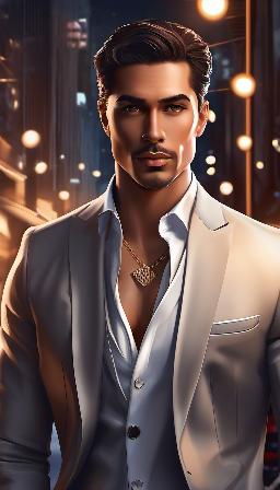 Moderm one Man Elegant style, a man wearing the Elegant style, variety of ethnicities, complexions and random woman's faces, great quality, epic background, high resolution, 8K, variety of details, high definition, in night city